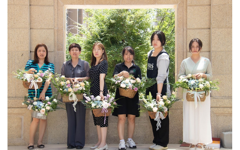 六月份花藝班學員作品